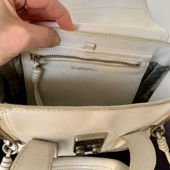 Authentic White PHILLIP LIM- Pashli mini satchel - Picture 2 of 6